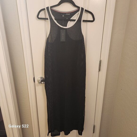 Tommy Hilfiger Mesh Cover Up. NWT. Size S/M - Picture 1 of 9